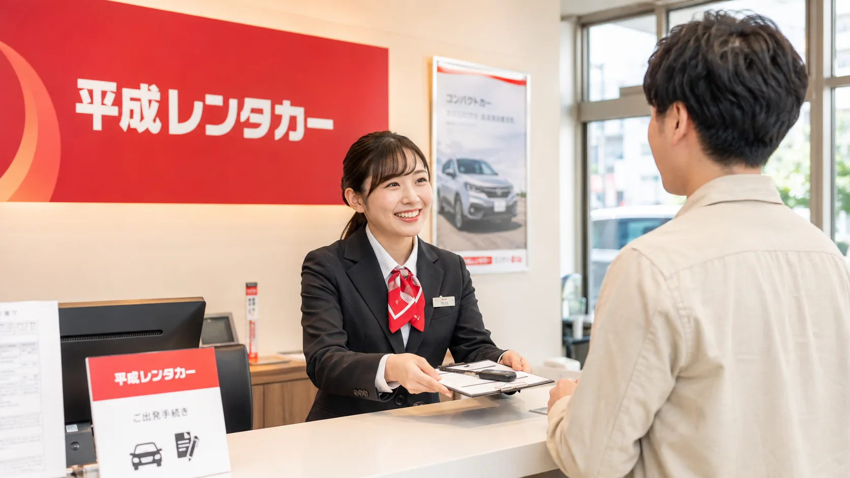 受付カウンター業務イメージ