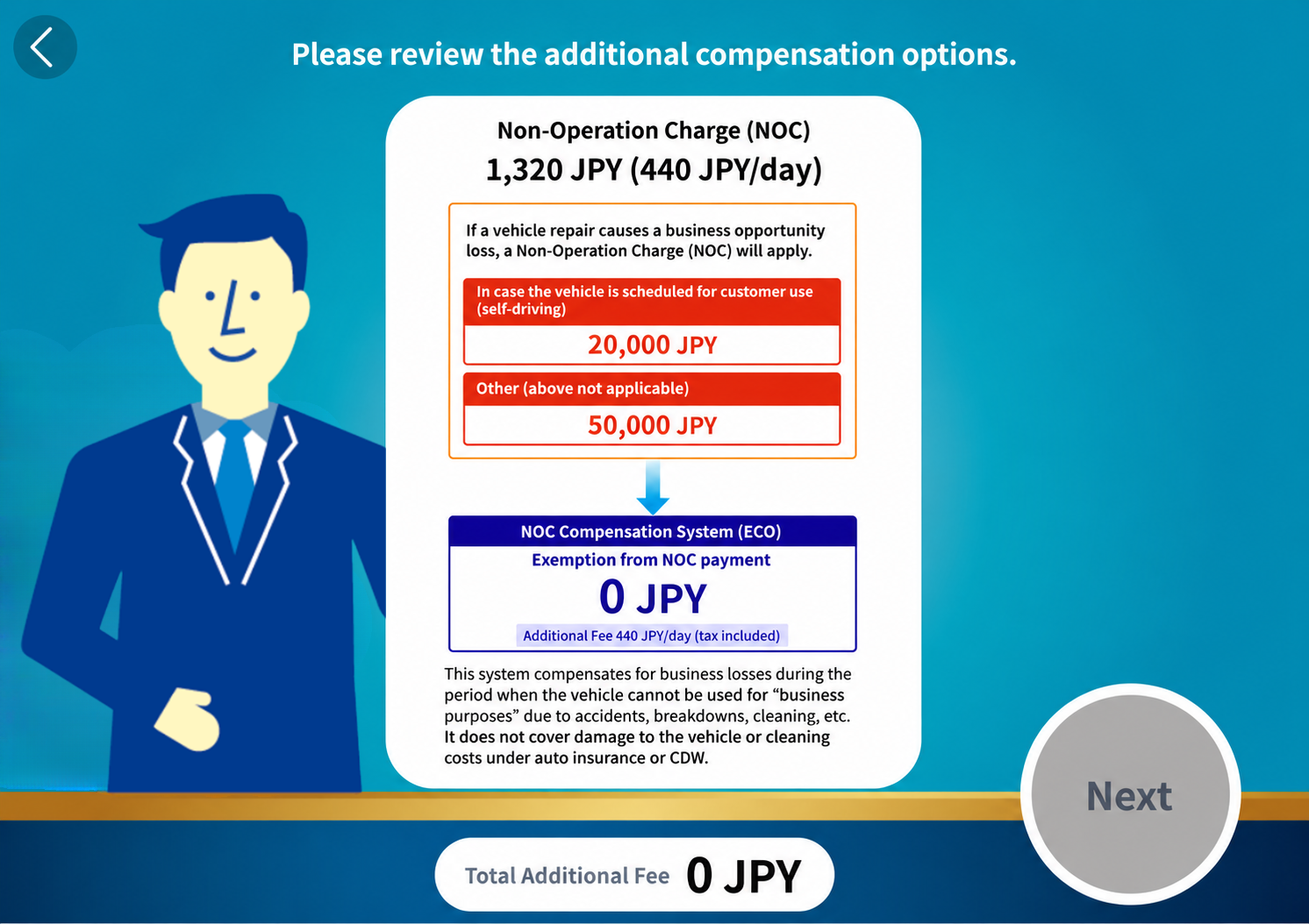 お客様｜確認事項選択