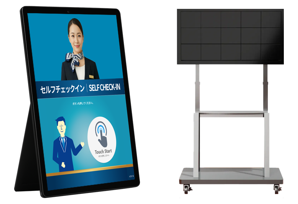AdvaNceD IoT スマートチェックイン with キーボックスのSurface端末と15ボックス型キーボックス