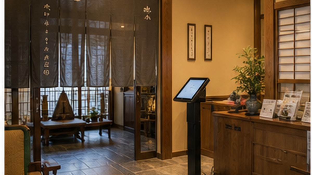 旅館受付の省人化の運用イメージ